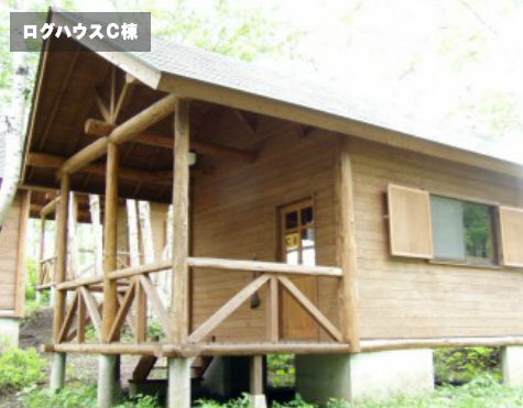 宿泊タイプ|ログハウスC棟